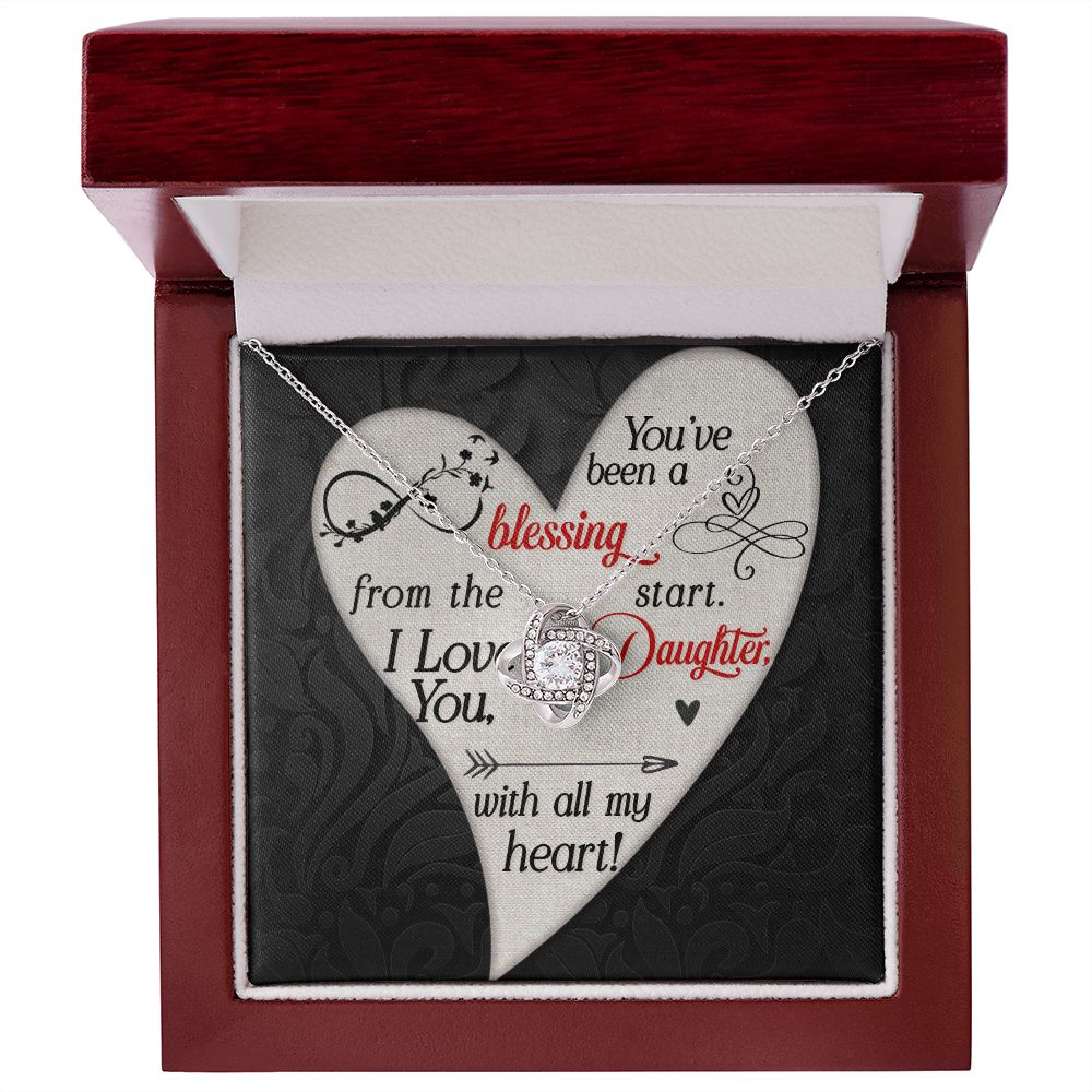 Love Knot Necklace - To Daughter