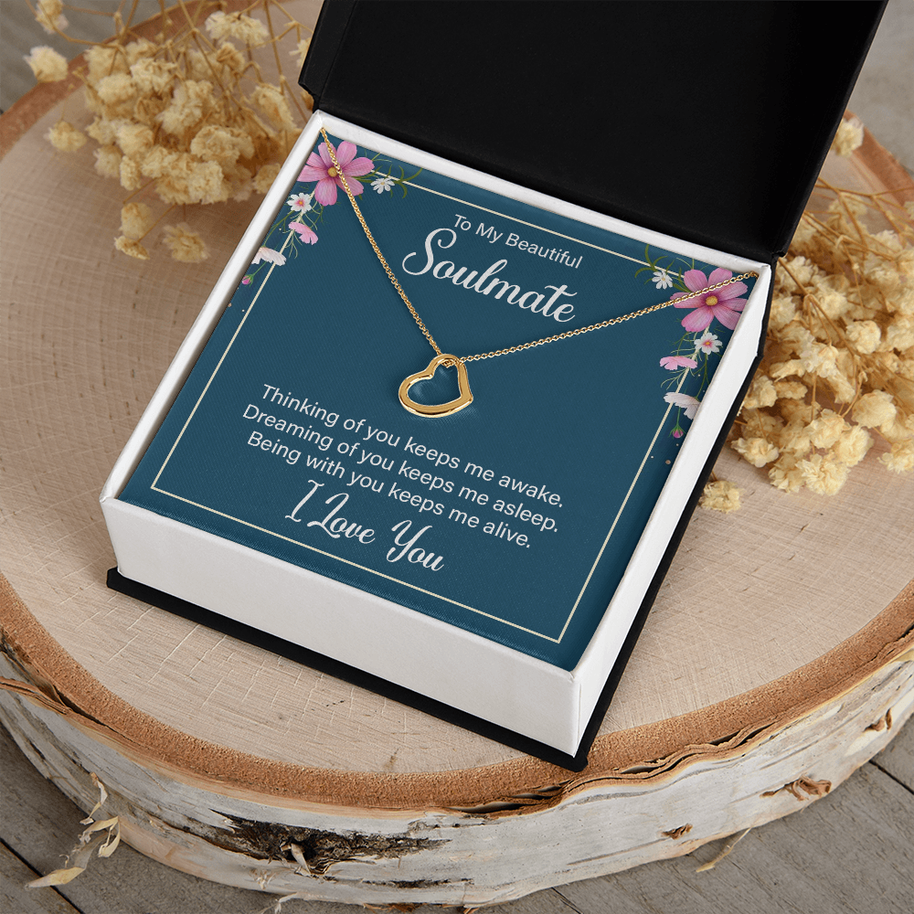 Delicate Heart Necklace For Soulmate