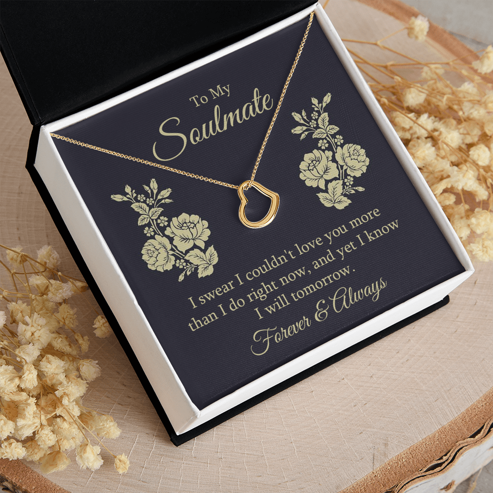 Delicate Heart Necklace For Soulmate