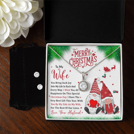 Eternal Hope Necklace and Earring Set Christmas Gift For Wife