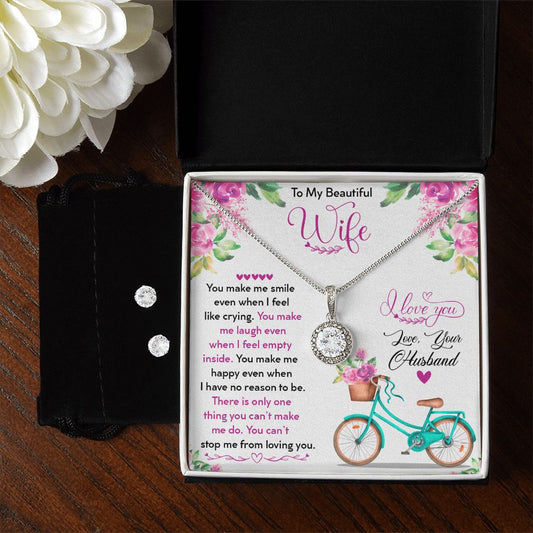 Eternal Hope Necklace and Earring Set Christmas Gift For Wife