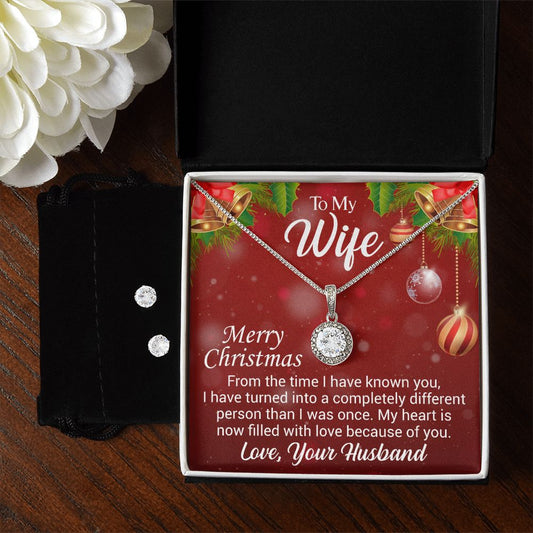 Eternal Hope Necklace and Earring Set Christmas Gift For Wife