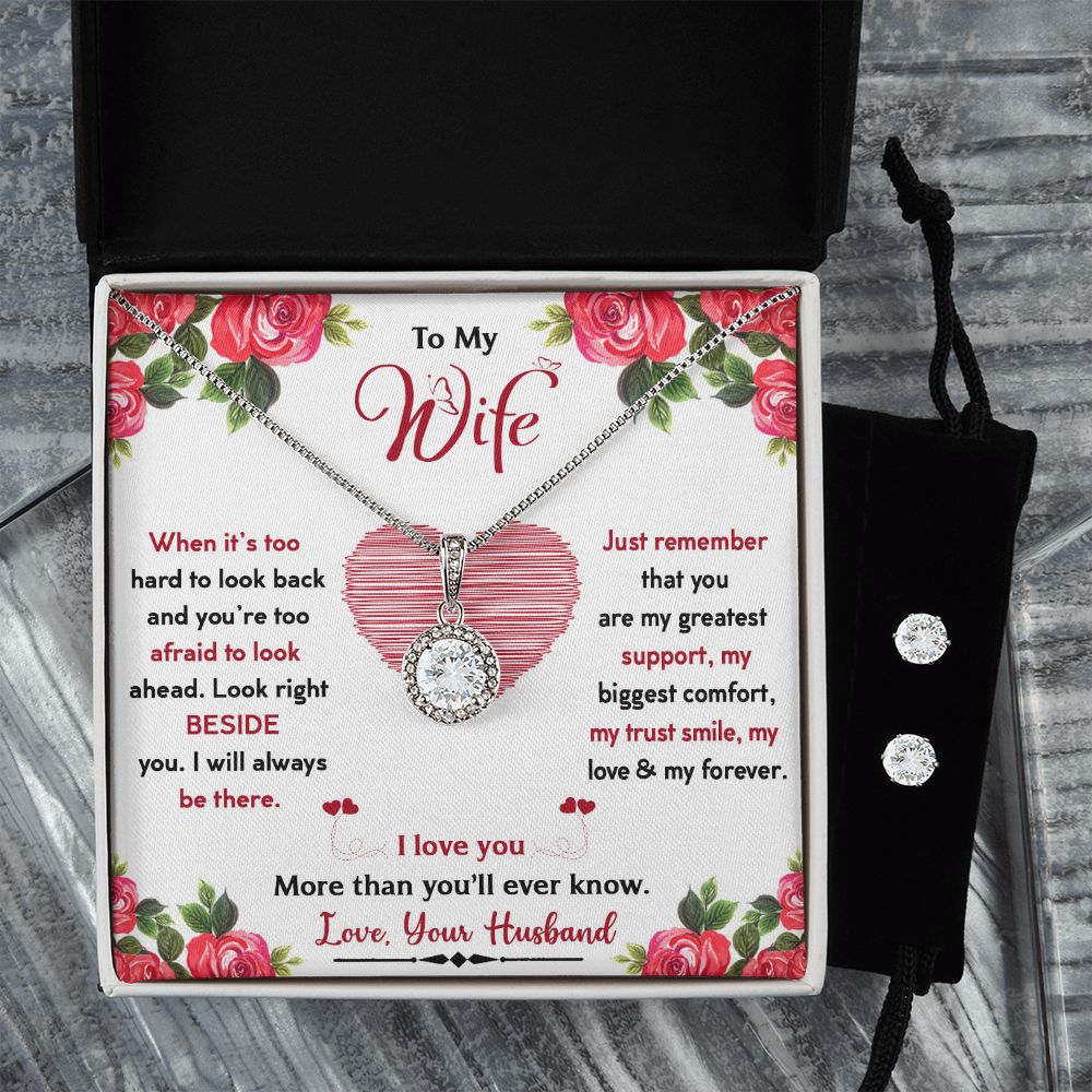 Eternal Hope Necklace and Earring Set Christmas Gift For Wife