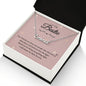 Custom Name Necklace With Message Card - Gift For Bestie