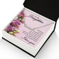 Custom Name Necklace With Message Card - Gift For Daughter