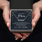 Custom Name Necklace With Message Card - Gift For Mom