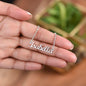 Custom Name Necklace With Message Card- Gift For Sister