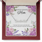 Custom Name Necklace With Message Card - Gift For Bonus Mom