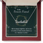 Custom Name Necklace With Message Card - Gift For Friend