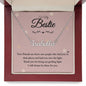 Custom Name Necklace With Message Card - Gift For Bestie