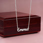 Custom Name Necklace With Message Card - Gift To Daughter