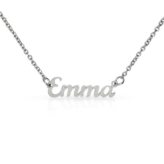 Custom Name Necklace Without Message Card