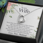White Gold Forever Love Necklace