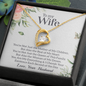 White Gold Forever Love Necklace