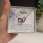 Interlocking Hearts Necklace - Unbiological Sister