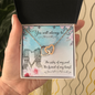 Interlocking Hearts Necklace - The sister of my soul