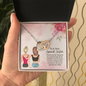 Interlocking Hearts Necklace - Special Sister