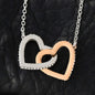 Interlocking Hearts Necklace - Unbiological Sister