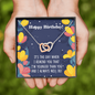 Interlocking Hearts Necklace - Sibling Birthday