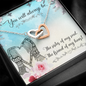 Interlocking Hearts Necklace - The sister of my soul