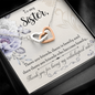 Interlocking Hearts Necklace - Unbiological Sister