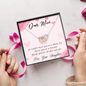 Interlocking Hearts Necklace - Dear Mom