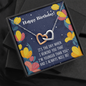 Interlocking Hearts Necklace - Sibling Birthday