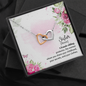 Interlocking Hearts Necklace - Sister