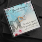 Interlocking Hearts Necklace - The sister of my soul