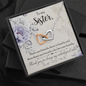 Interlocking Hearts Necklace - Unbiological Sister