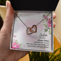 Interlocking Hearts Necklace - Sister