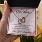Interlocking Hearts Necklace - Dear Mom