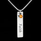 Birthstone Name Necklace - Happy Mother's Day