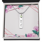 Birthstone Name Necklace