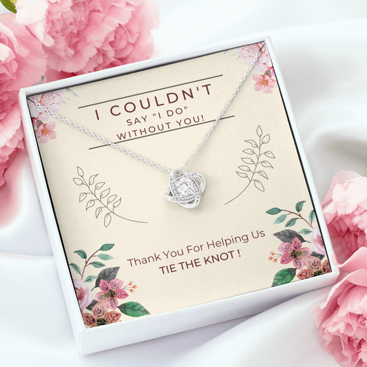 Love Knot Necklace - Thank You Gift For Bridal Party