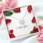 Love Knot Necklace Valentine Gift For Her