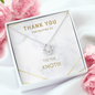 Love Knot Necklace - Thank You Gift For Bridal Party