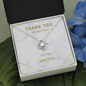 Love Knot Necklace - Thank You Gift For Bridal Party