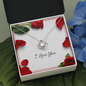 Love Knot Necklace Valentine Gift For Her
