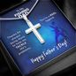 Cross Necklace For Fishing Dad