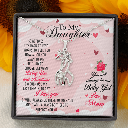 Graceful Love Giraffe Necklace - Last Breath