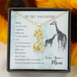 Graceful Love Giraffe Necklace Gift For Daughter