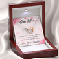 Interlocking Hearts Necklace - Dear Mom