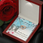Interlocking Hearts Necklace - The sister of my soul