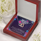 Interlocking Hearts Necklace - Sweet As A Flower