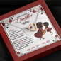 Interlocking Heart Necklace Gift For Daughter