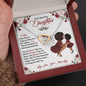 Interlocking Heart Necklace Gift For Daughter