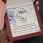 Interlocking Hearts Necklace - Unbiological Sister