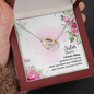 Interlocking Hearts Necklace - Sister