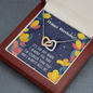 Interlocking Hearts Necklace - Sibling Birthday